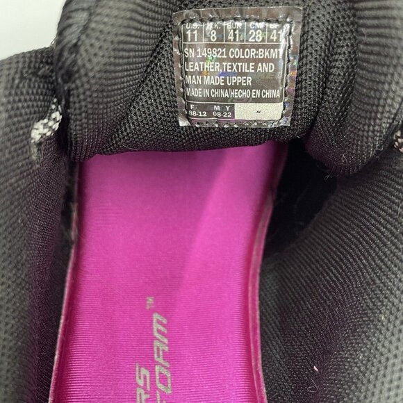 Skechers Hillcrest Pure Escapade Sneakers Shoes Trail Running Black Womens 11 - Picture 14 of 14